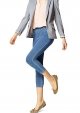 Women's Classic Denim Capri Legging with Pockets